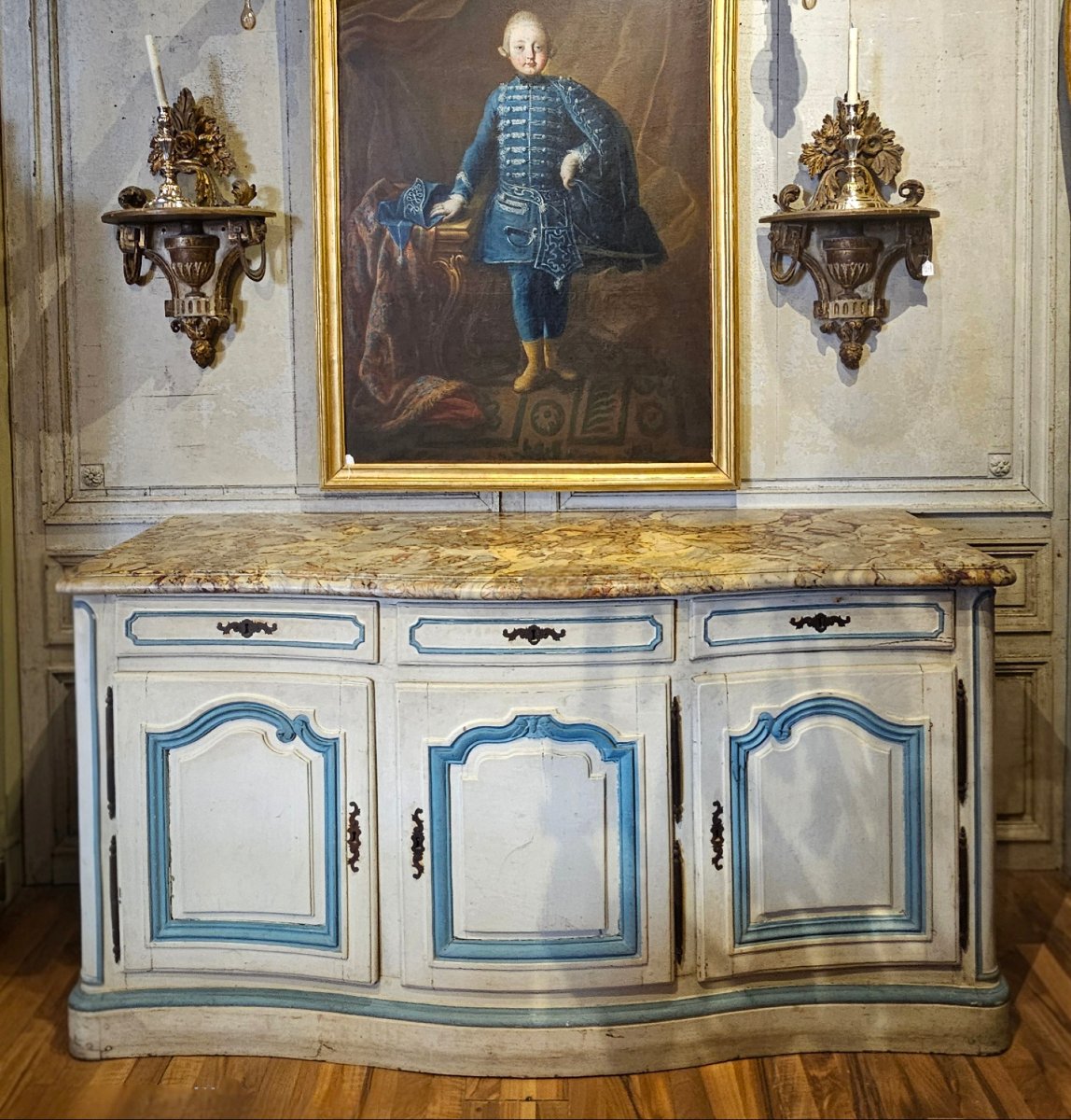 Buffet de Boiserie Epoque Louis XV-photo-4