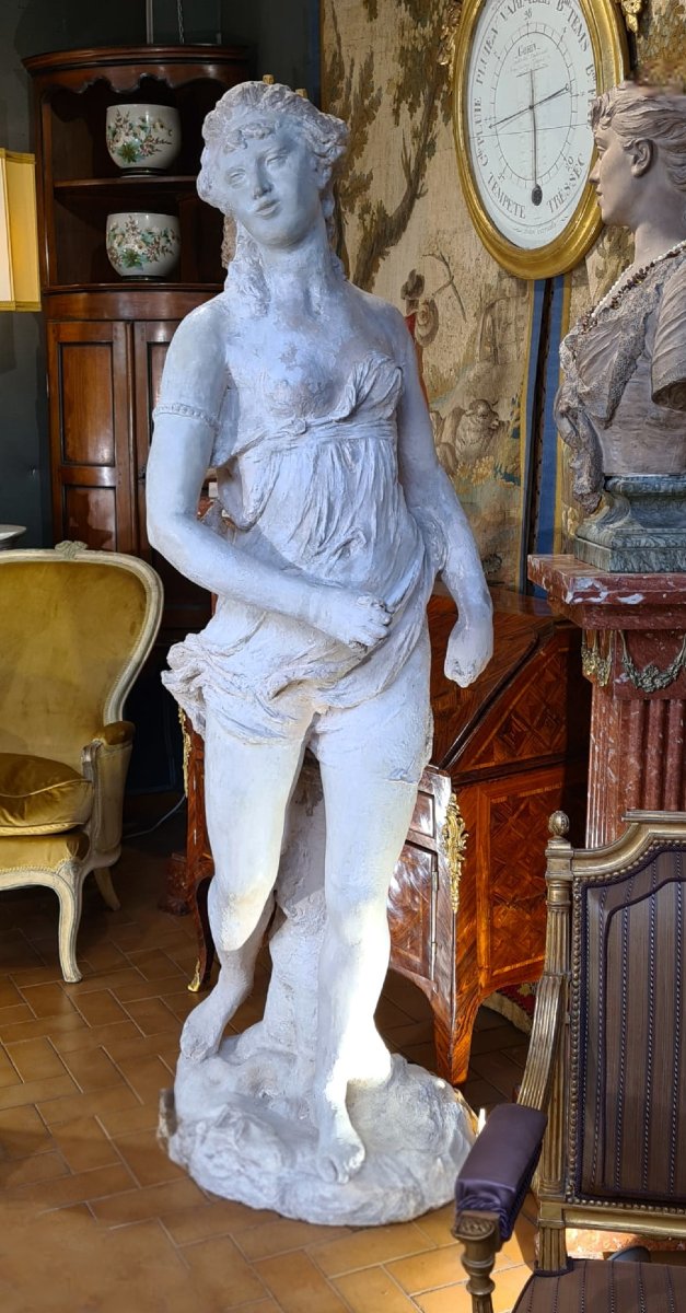 Statue en Terre Cuite Epoque XVIIIème Siècle