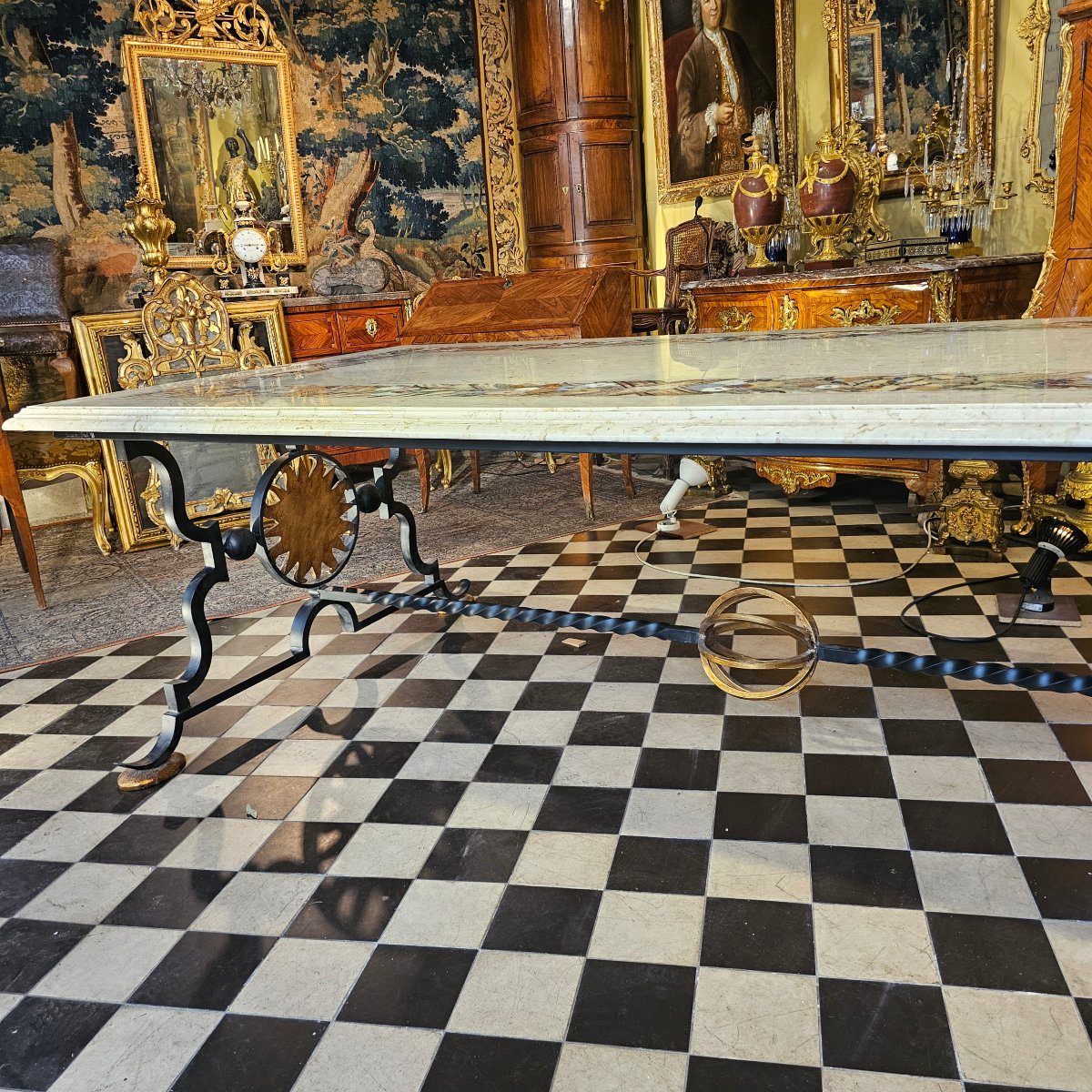 Important Early 20th-century Coffee Table-photo-7