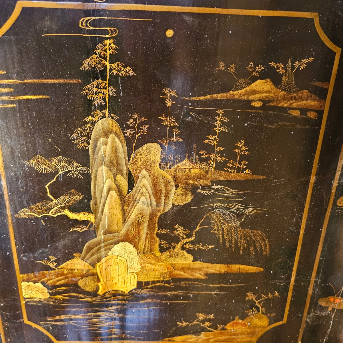 Importante Armoire en Laque de Chine Epoque Louis XV-photo-3