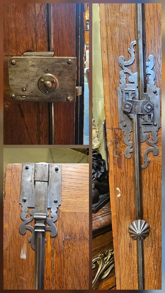 Importante Armoire en Laque de Chine Epoque Louis XV-photo-8