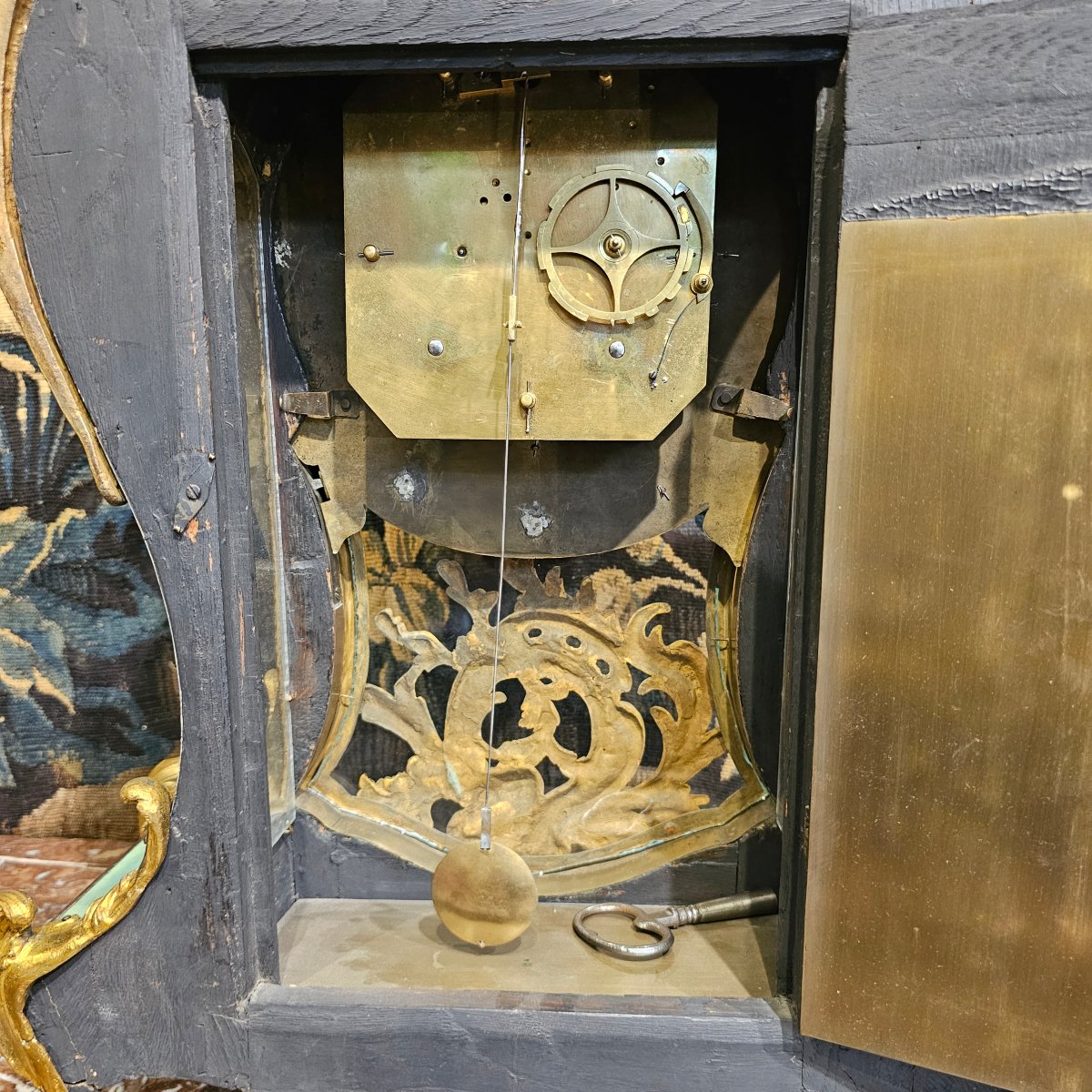 Cartel et Sa Console Epoque Louis XV-photo-4