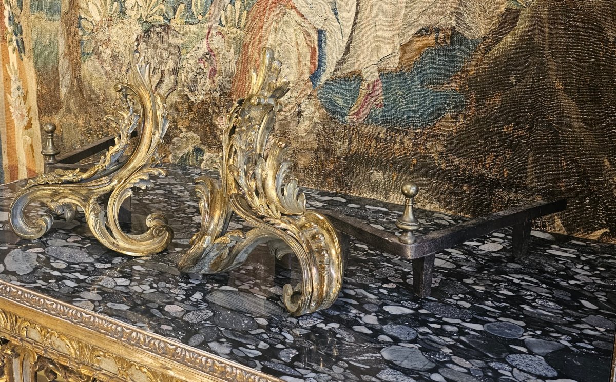 Pair Of 19th-century Andirons-photo-4