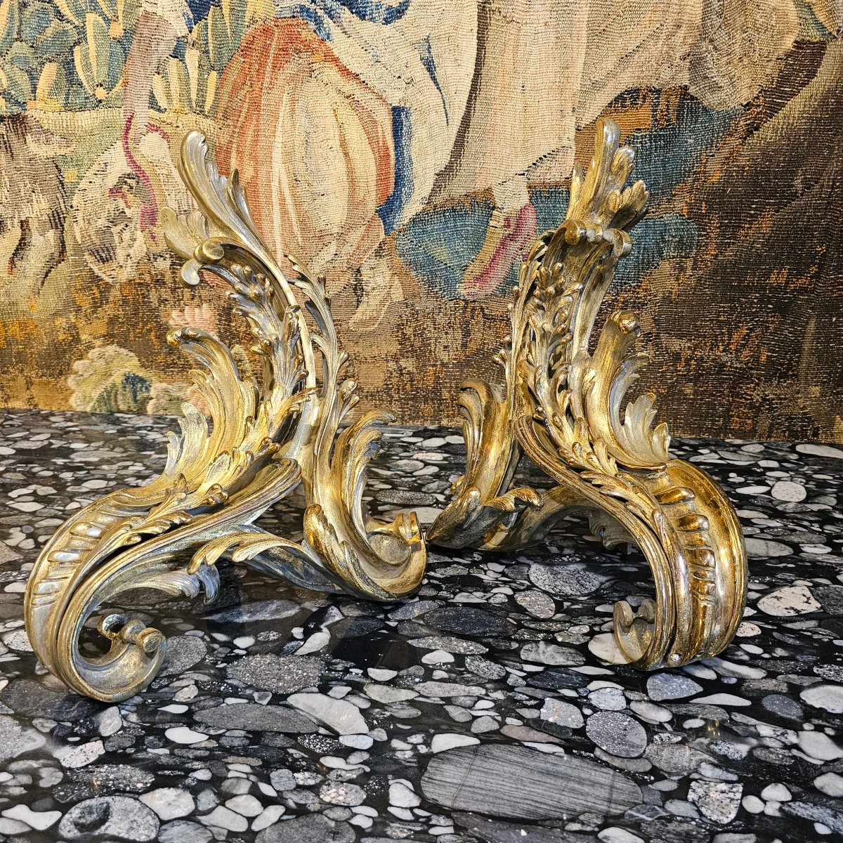 Pair Of 19th-century Andirons-photo-6