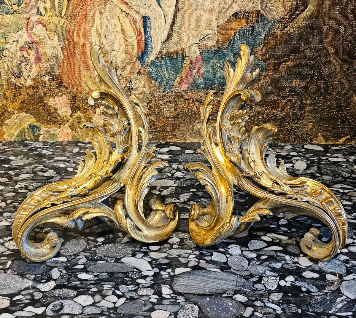 Pair Of 19th-century Andirons