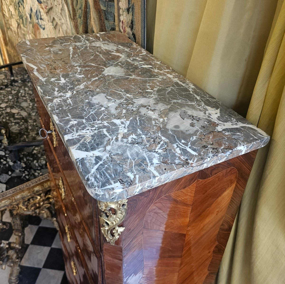 Semainier Epoque Transition Louis XV- Louis XVI-photo-2
