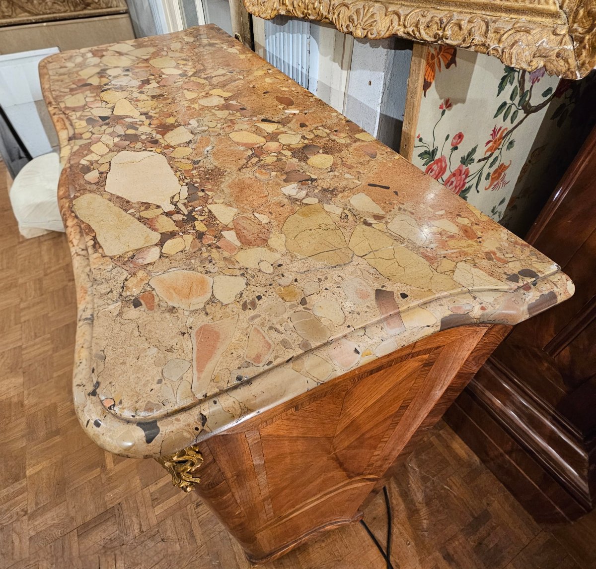 Louis XV-era Crossbow-style Writing Desk-photo-1