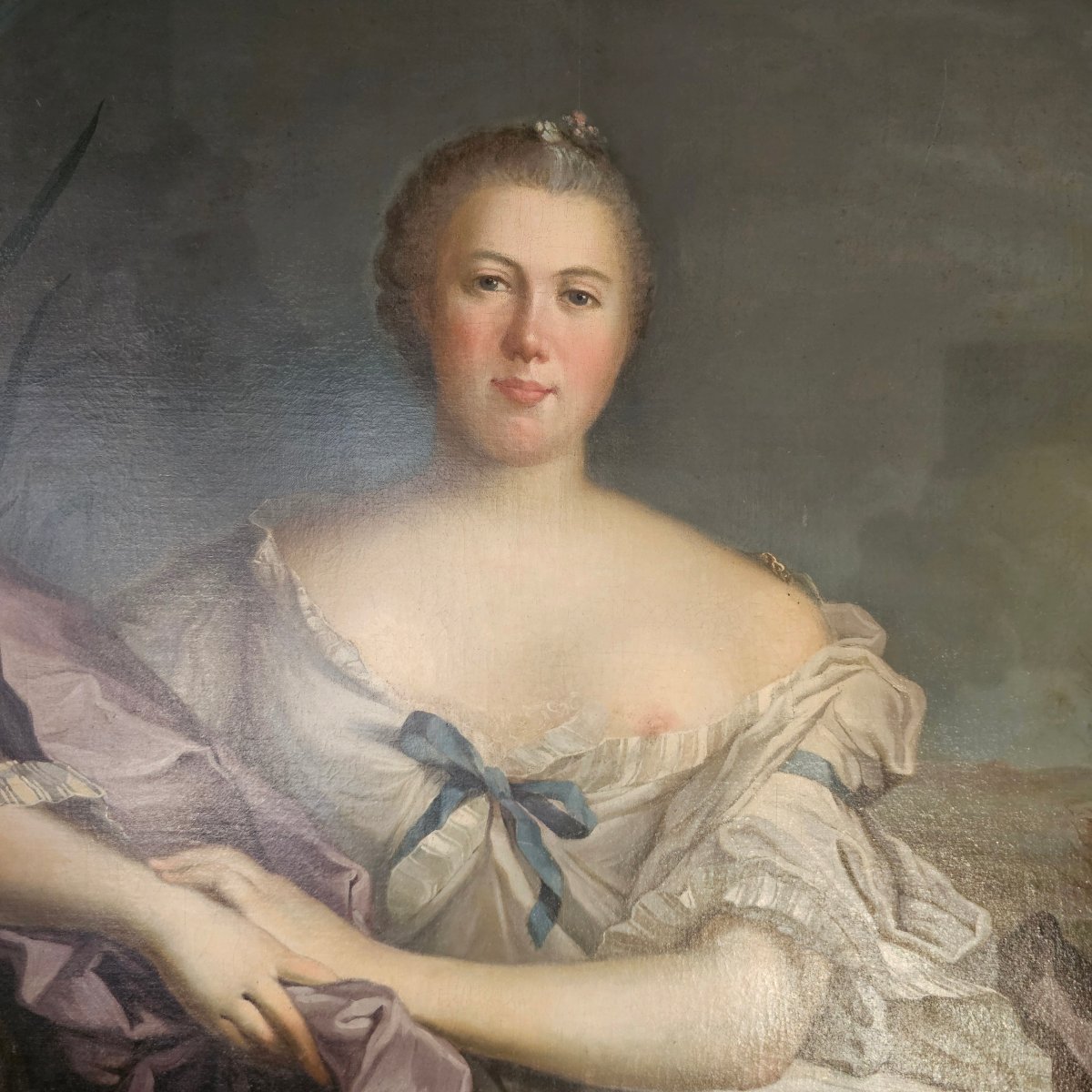 Portrait Of A Woman From The Louis XV Period-photo-3
