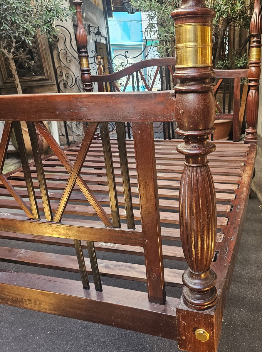 19th-century Canopy Bed-photo-4