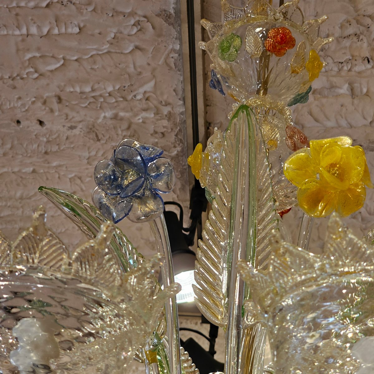 Lustre en Verre de Venise vers 1880-photo-5