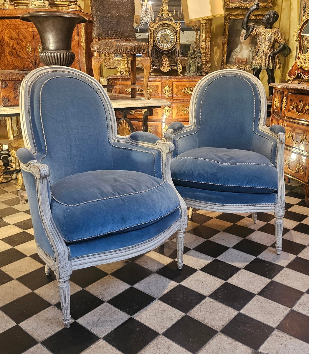 Paire de Bergères Epoque Louis XVI