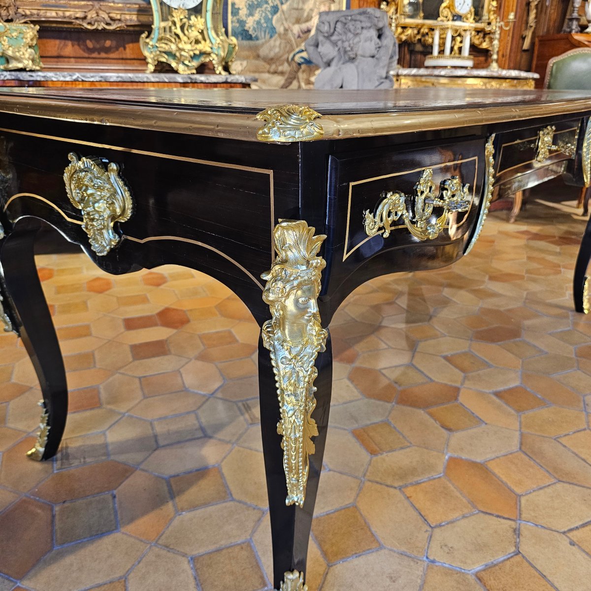 Flat-topped Regency-era Desk-photo-4
