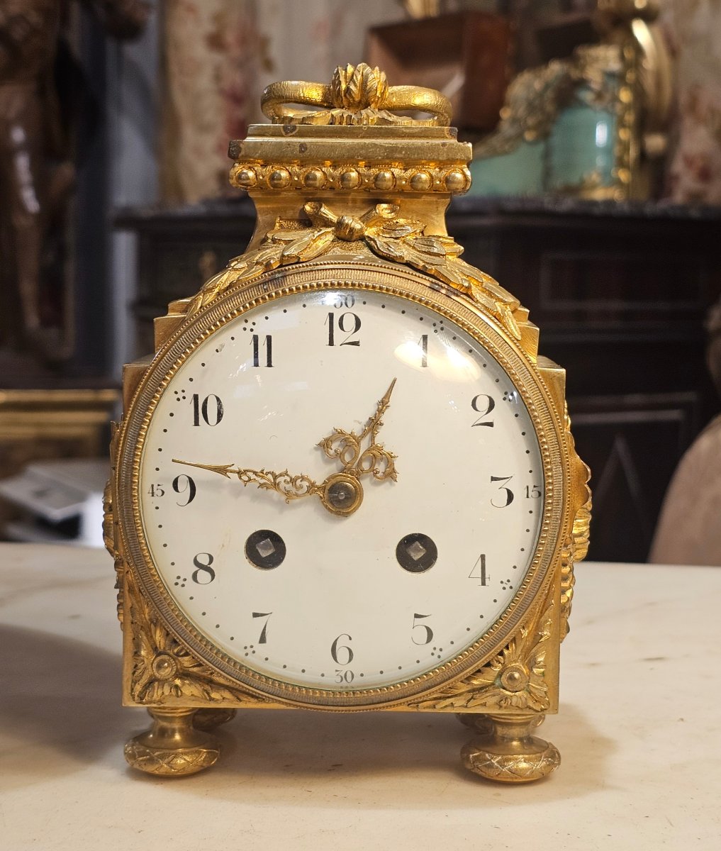 Louis XVI-style "officer's" Clock