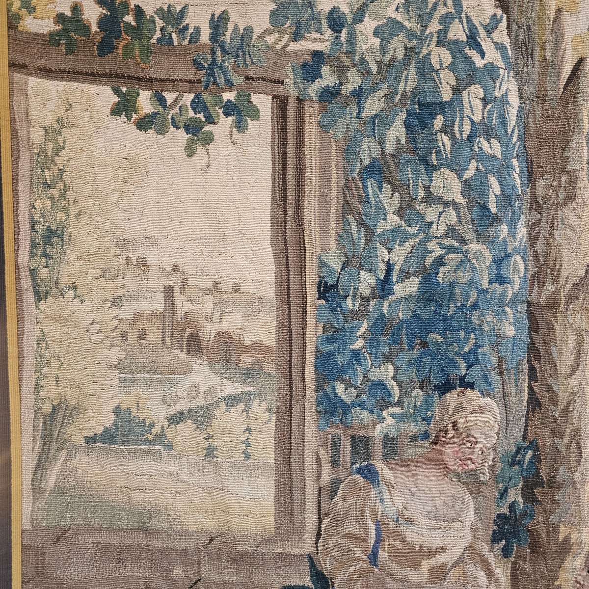 Tapisserie Aubusson Epoque Louis XV-photo-2