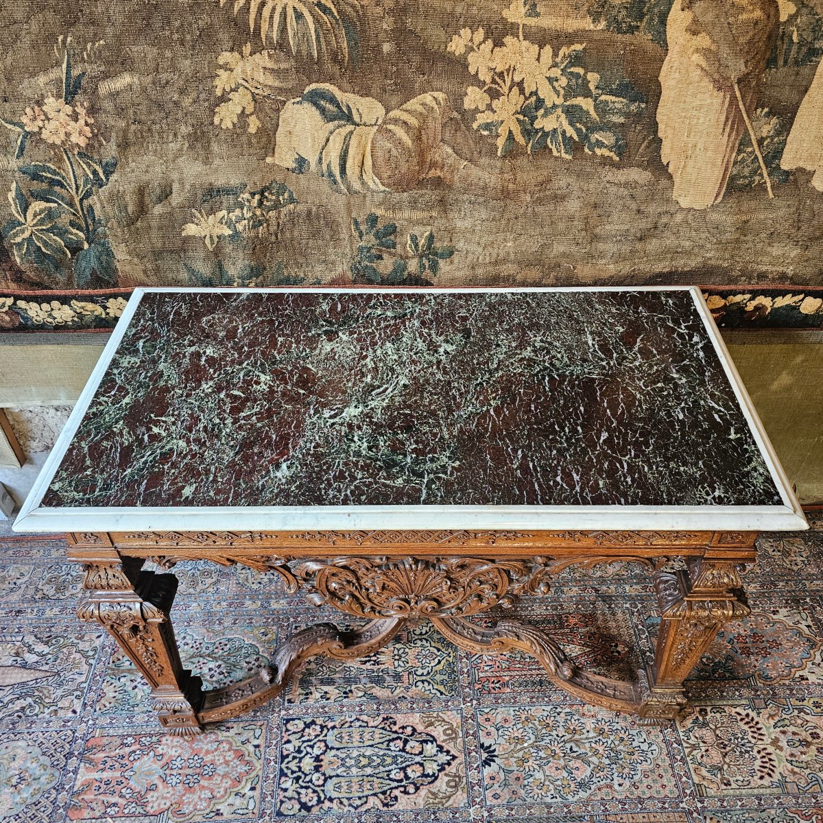 Console en Chêne Epoque Louis XIV-photo-3
