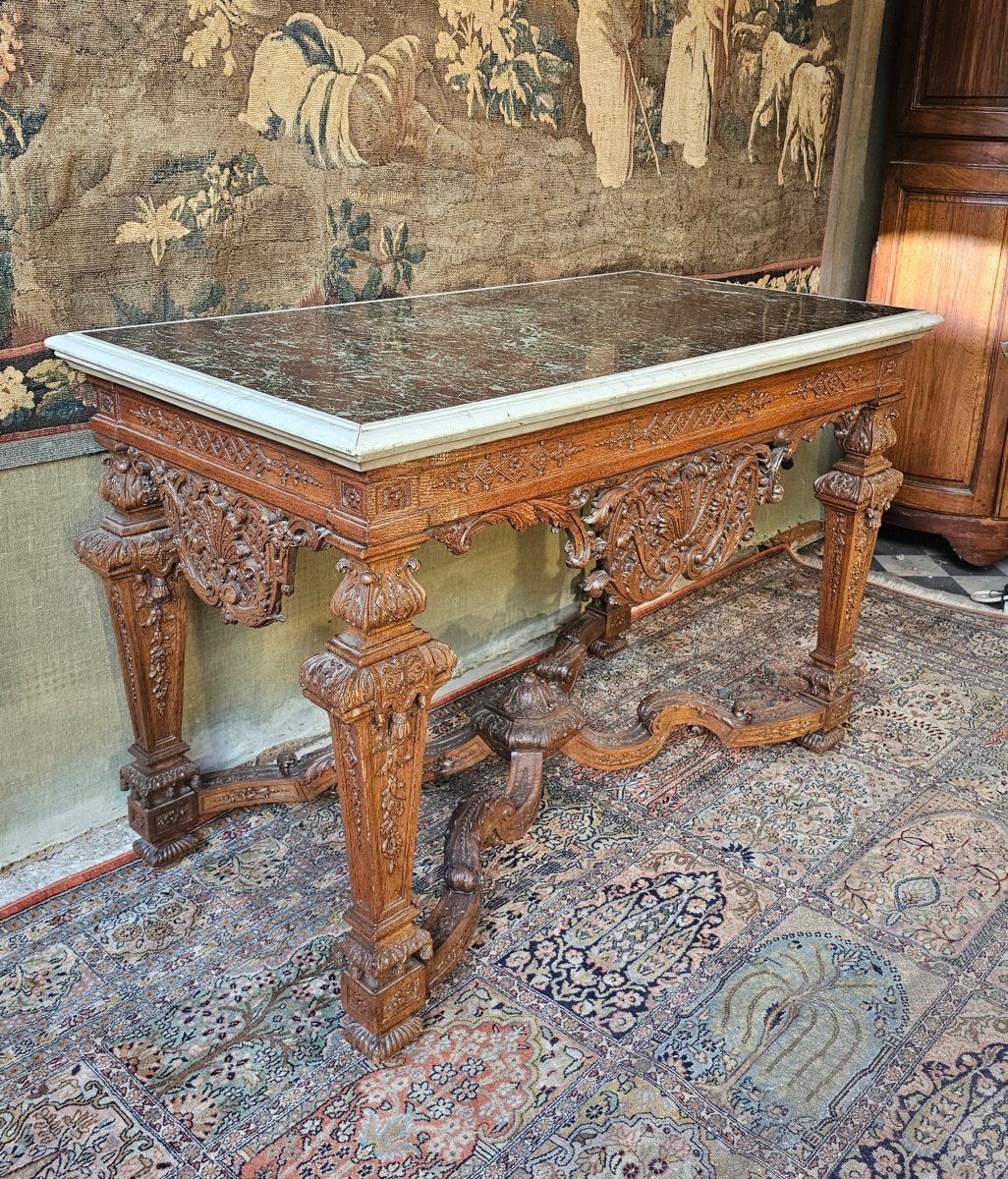 Console en Chêne Epoque Louis XIV-photo-4