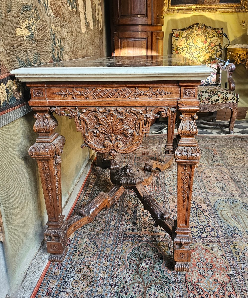 Console en Chêne Epoque Louis XIV-photo-1