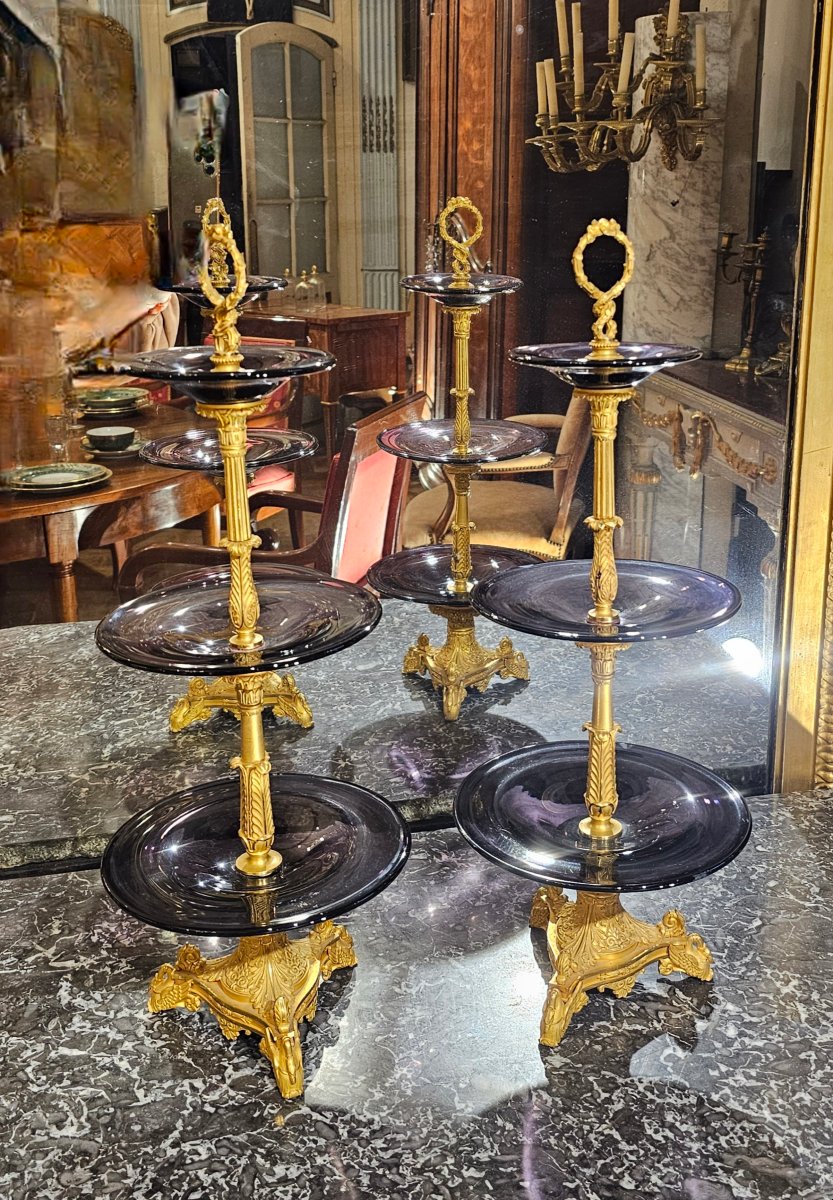 Paire de Serviteurs Epoque Charles X