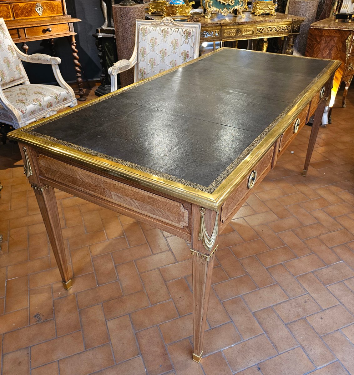 Flat Desk Louis XVI Period-photo-2