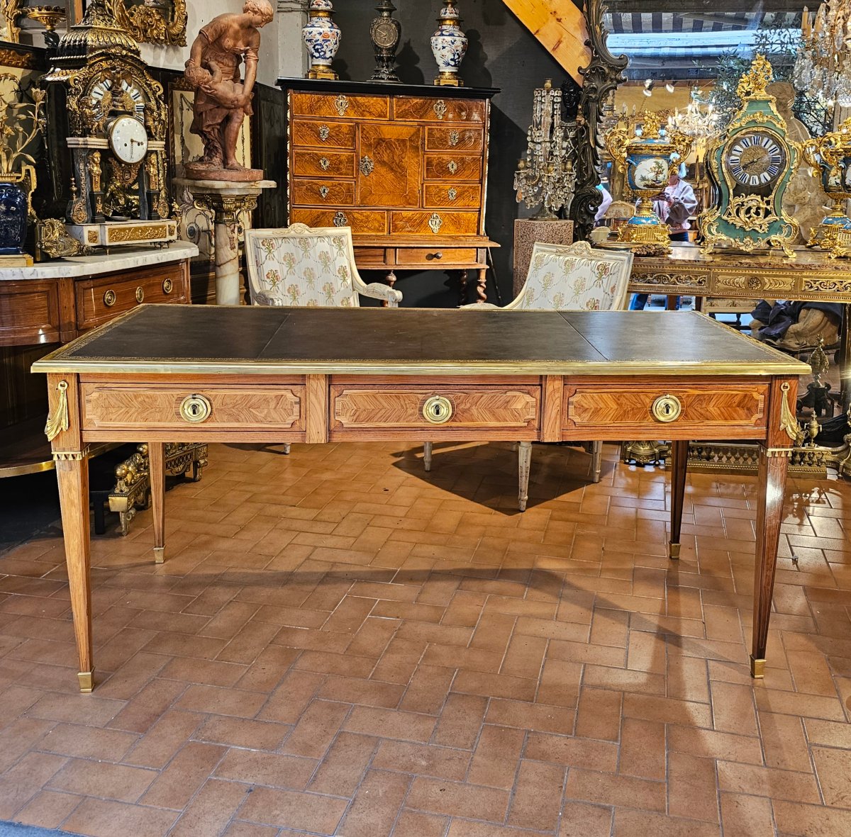 Flat Desk Louis XVI Period-photo-3
