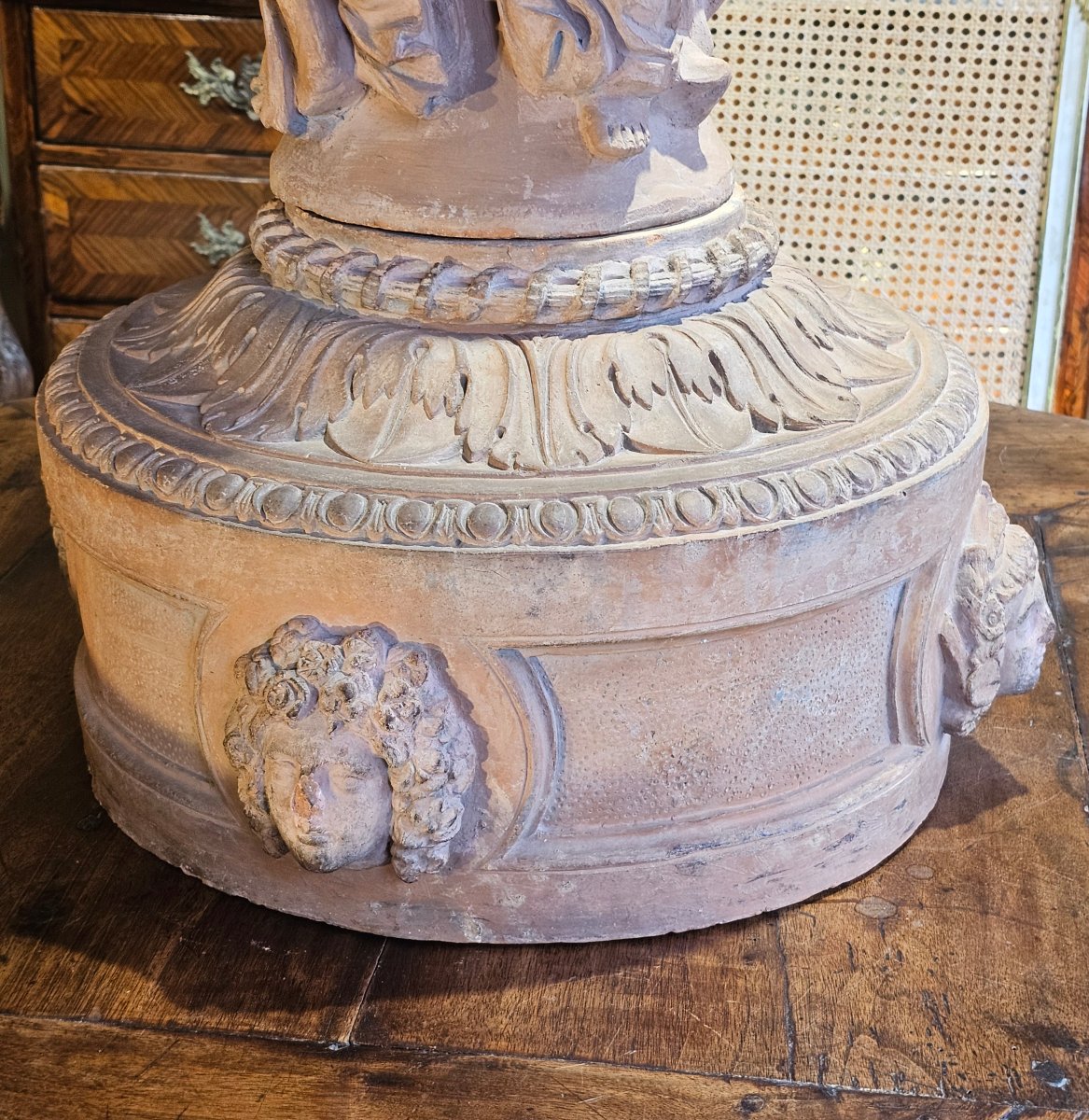 Coupe en Terre Cuite XIXème Siècle-photo-1