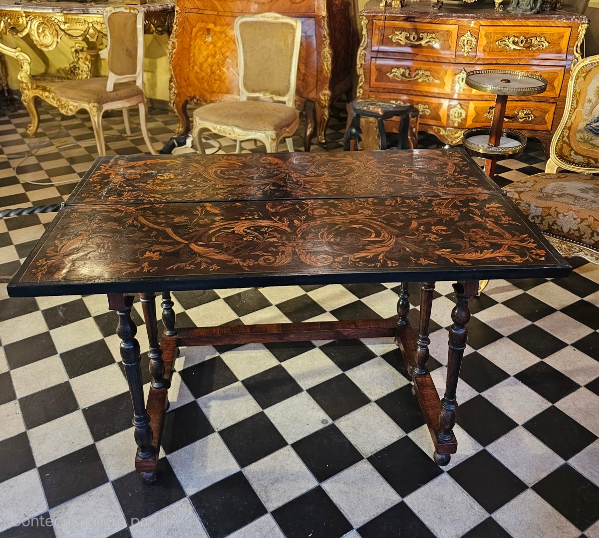 Table Console Epoque Louis XIV-photo-2