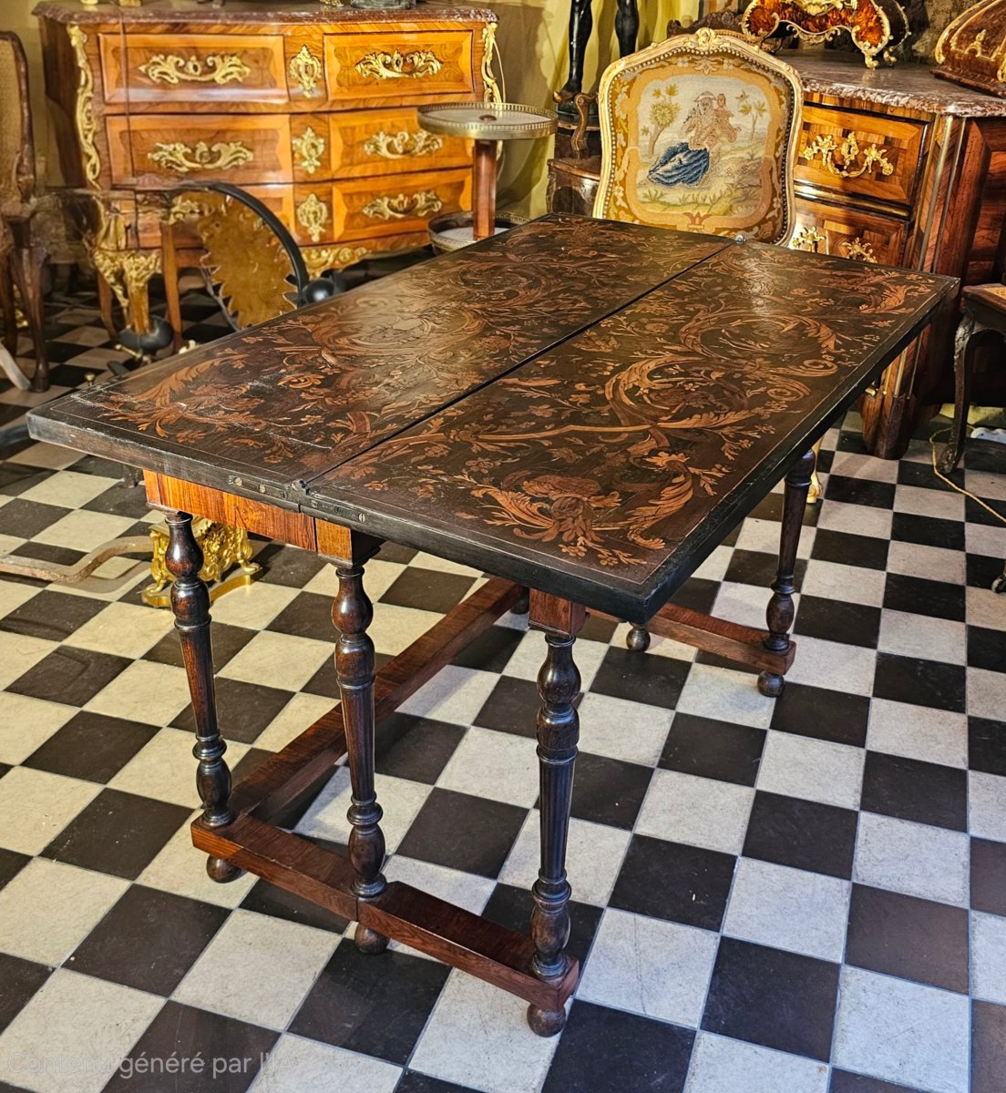Table Console Epoque Louis XIV