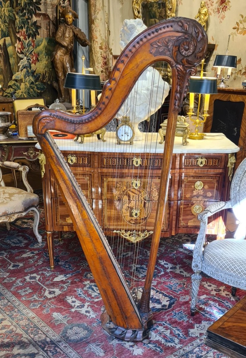 Harpe Epoque Louis XVI-photo-2
