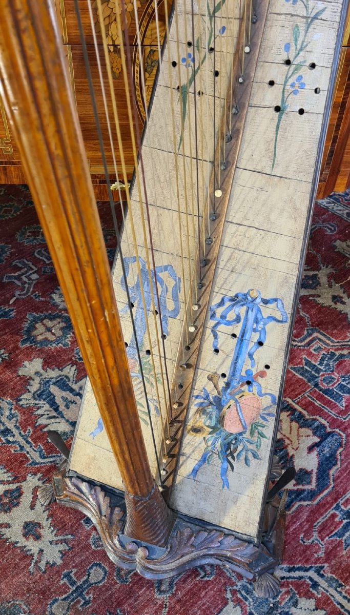 Harpe Epoque Louis XVI-photo-2