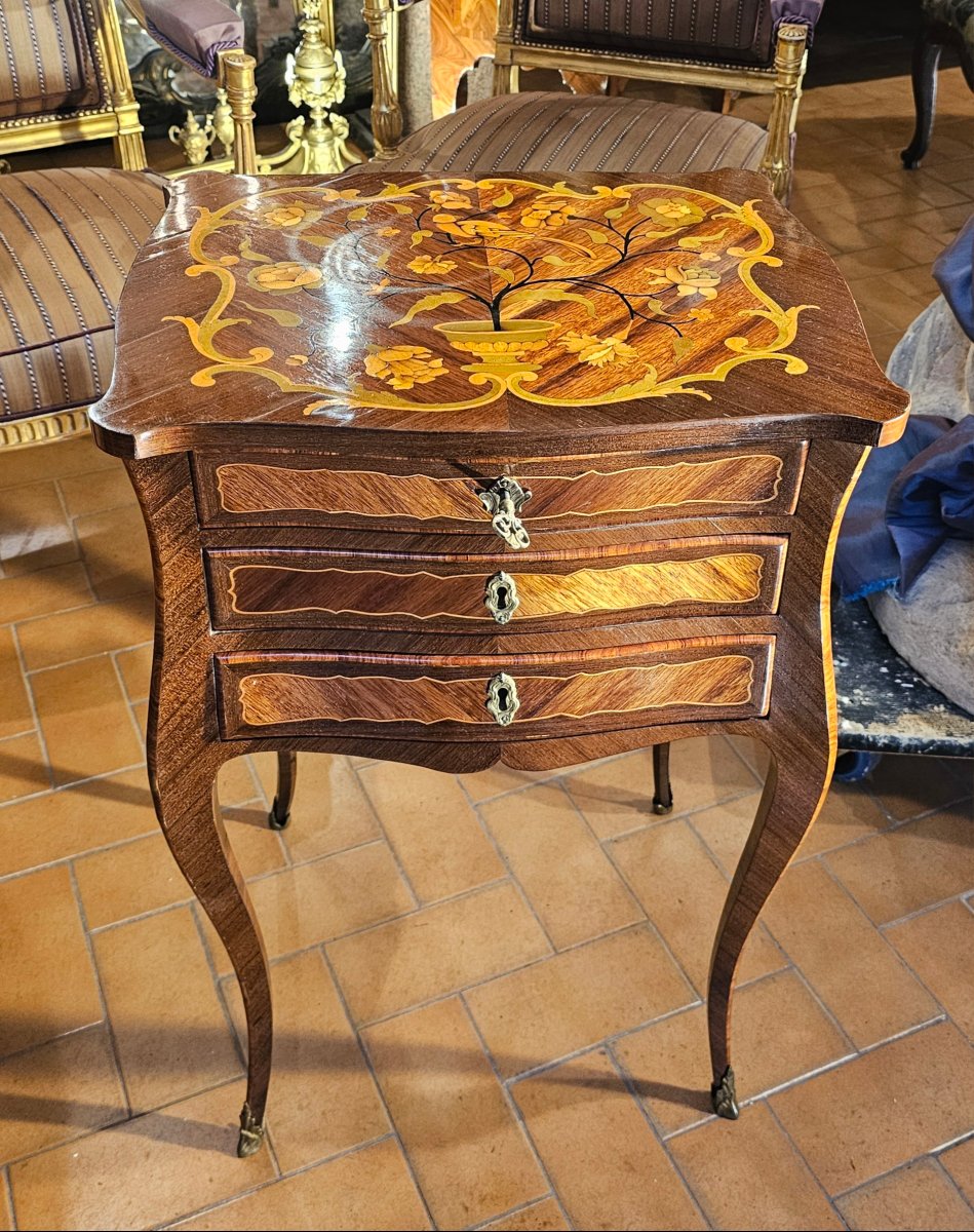 Louis XV-style Coffee Table-photo-1