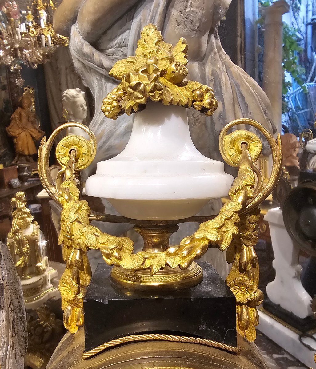 Pendule Portique Epoque Louis XVI-photo-1