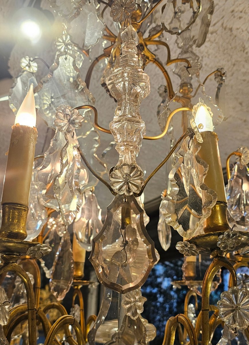 Louis XV-style Cage-shaped Chandelier-photo-2