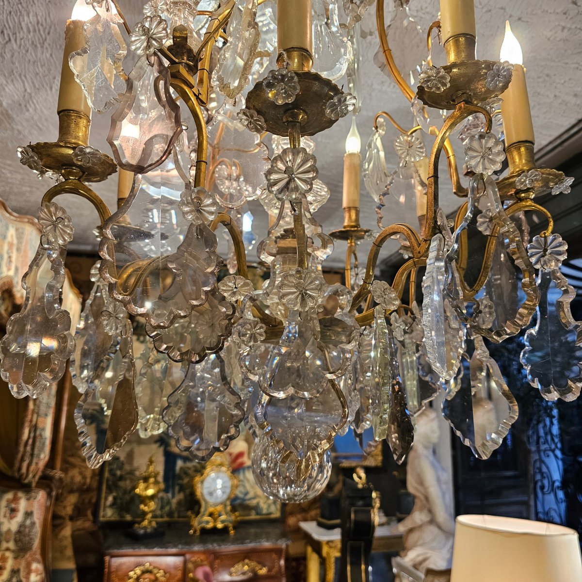 Louis XV-style Cage-shaped Chandelier-photo-1