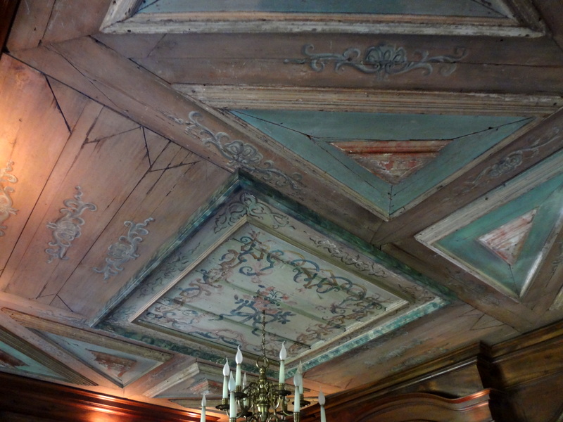 Plafond Et Bureau De Boiserie Epoque XVIIème Siècle-photo-2