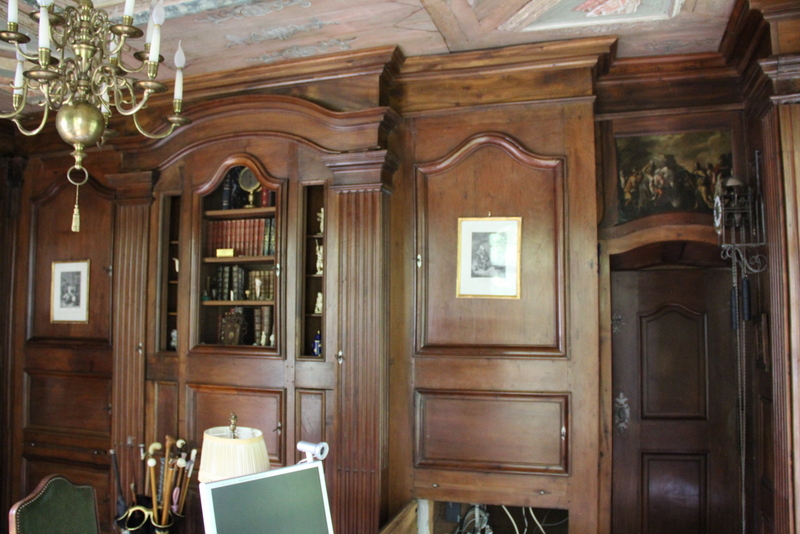 Plafond Et Bureau De Boiserie Epoque XVIIème Siècle-photo-4