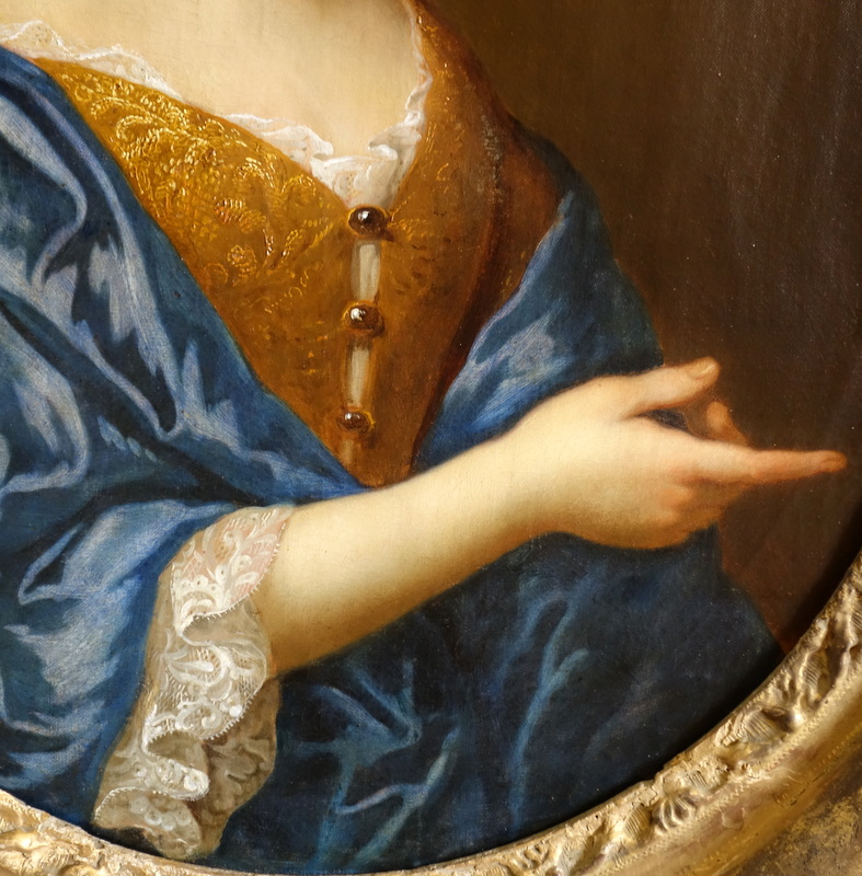 Portrait De Femme Epoque XVIIIème Siècle-photo-3