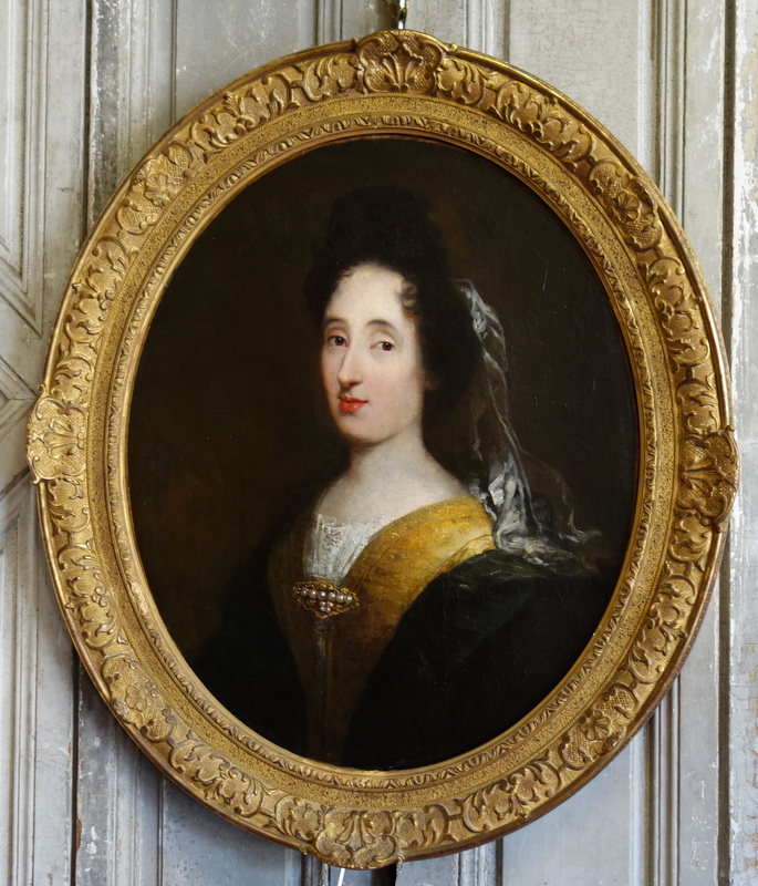 Portrait De Femme Epoque XVIIème Siècle