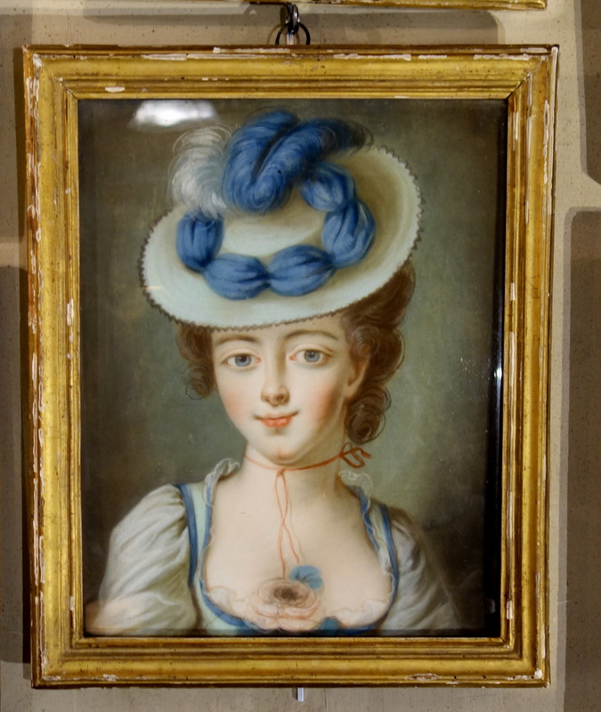 Rare Réunion De Pastels Epoque XVIIIème Siècle-photo-2