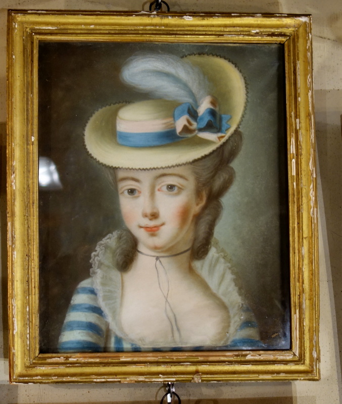 Rare Réunion De Pastels Epoque XVIIIème Siècle-photo-3