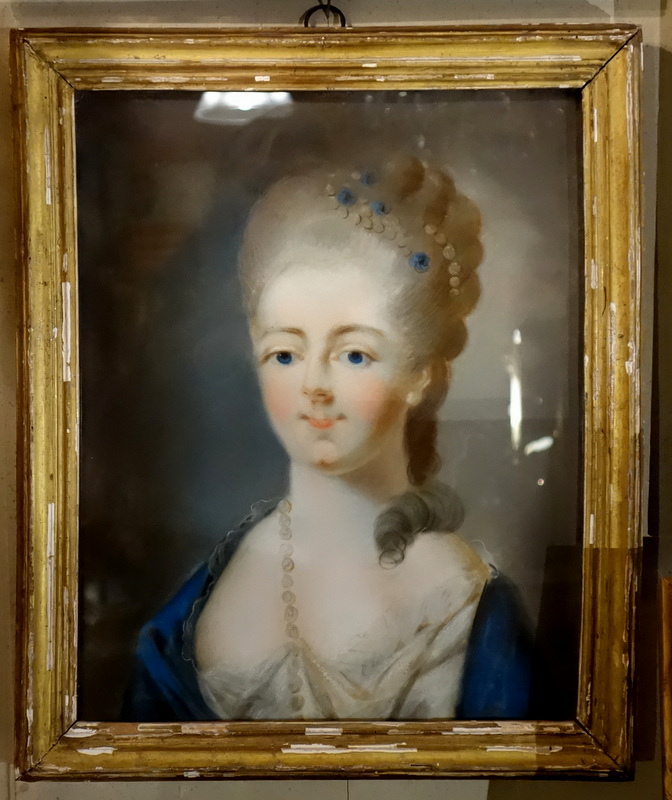 Rare Réunion De Pastels Epoque XVIIIème Siècle-photo-2