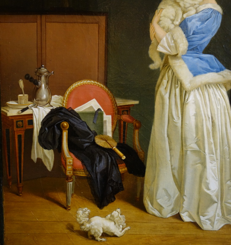 Jeune Fille au Chat Epoque XIXème Siècle-photo-4