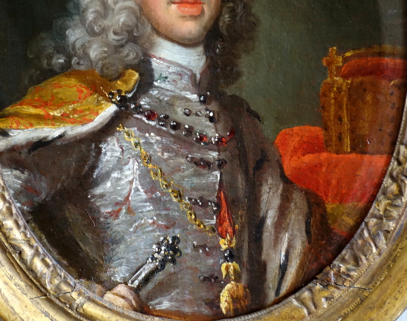 Portrait Of A Sovereign Epoque Eighteenth Century-photo-4