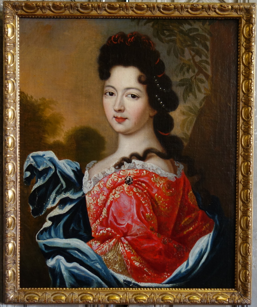 Portrait d'Une Dame De Qualité Epoque Louis XIV