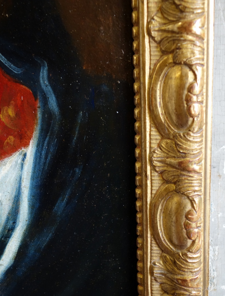 Portrait d'Une Dame De Qualité Epoque Louis XIV-photo-1