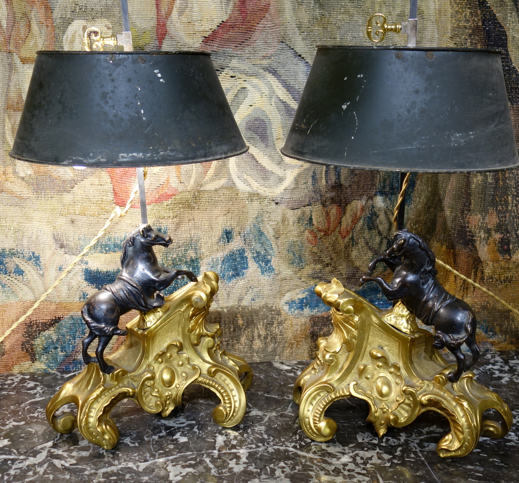 Pair Of Lamps Epoque Eighteenth Century