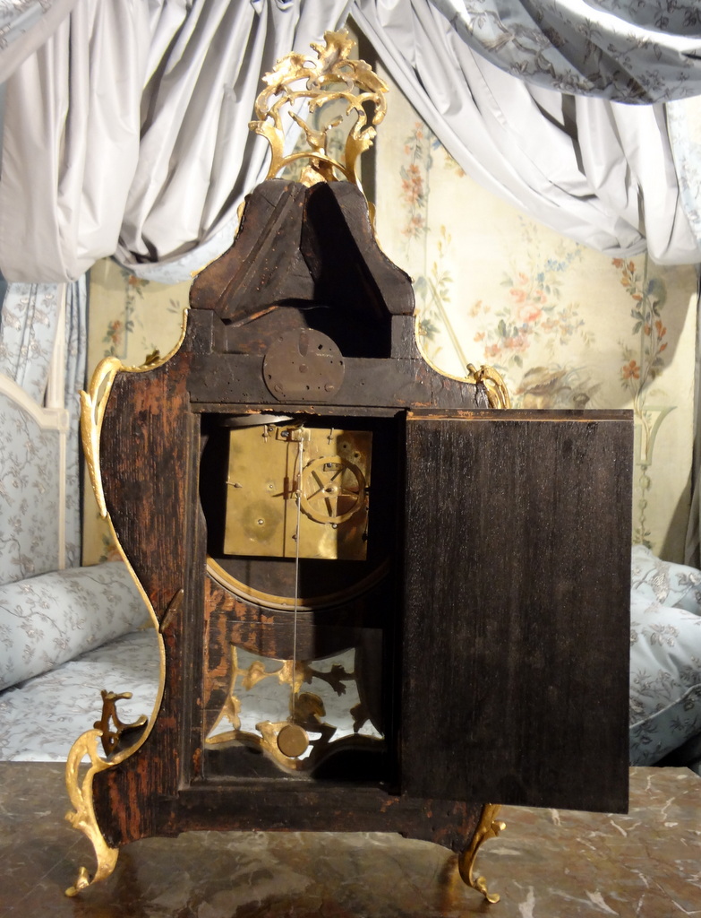 Lacquered Wood Cartel Louis XV-photo-2