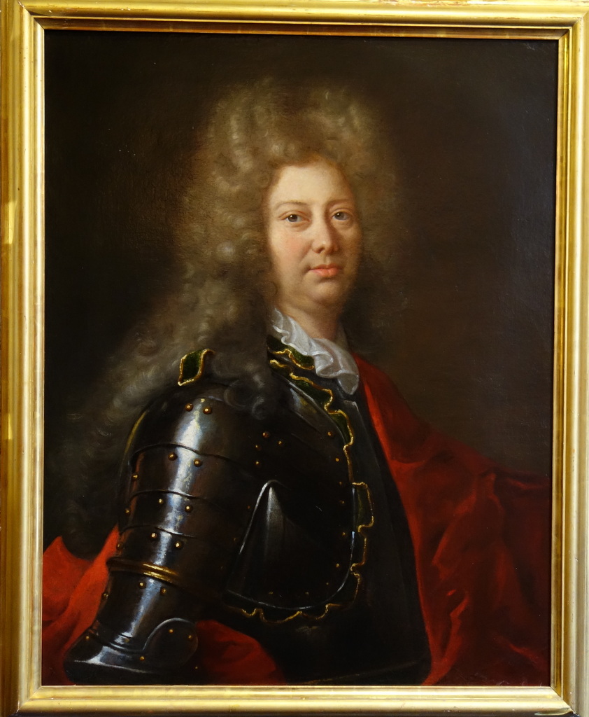 Portrait d'Un Homme En Armure Epoque Louis XIV