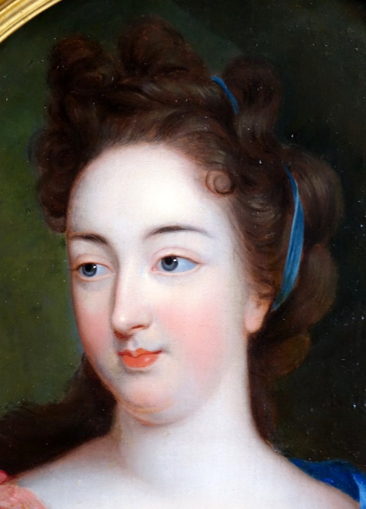 Portrait De Femme En Diane Epoque Louis XIV-photo-2