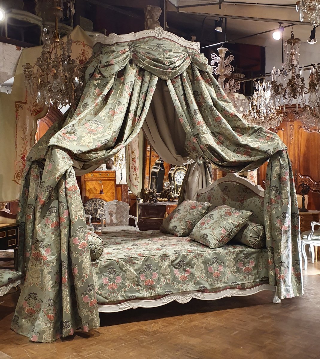 Lit à la Polonaise de Style Louis XV-photo-2