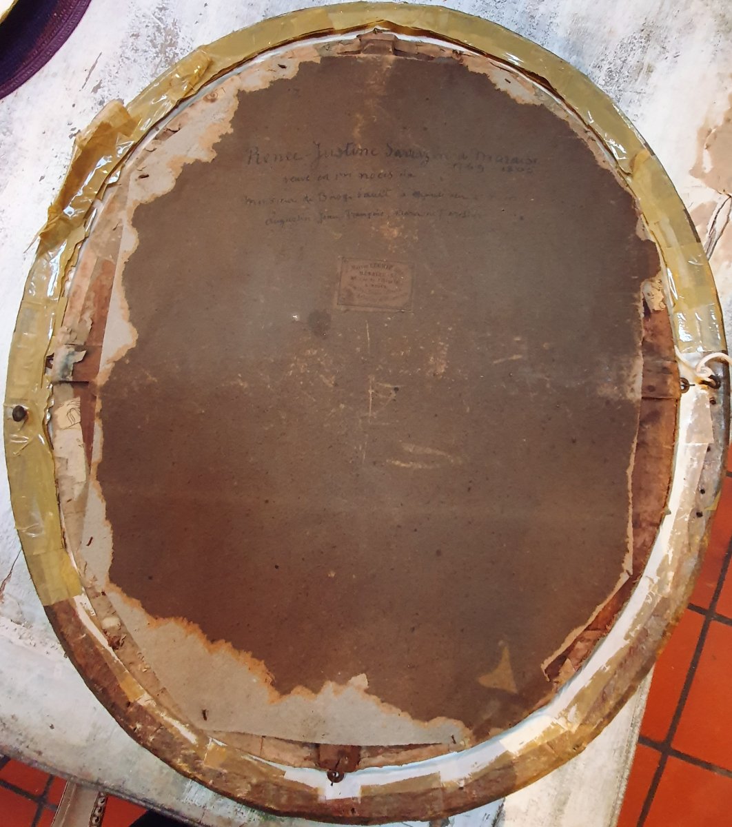 Pastel Of A Young Elegant Louis XVI Period-photo-3